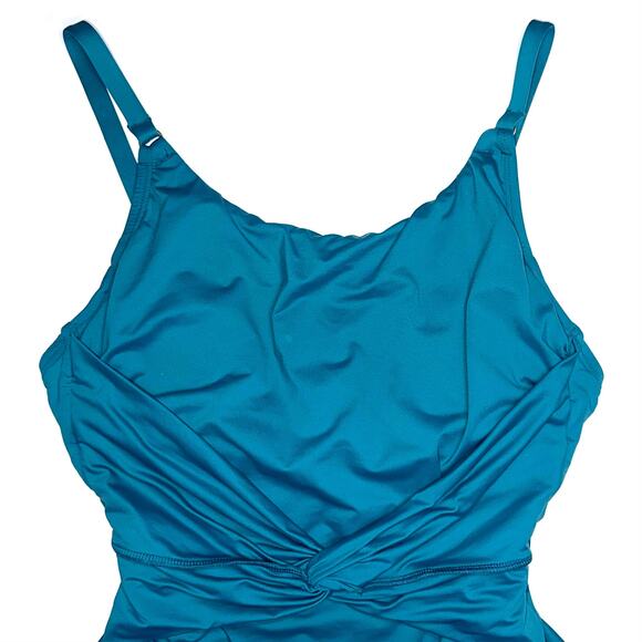 Jantzen Mio Mia Underwire One Piece Swimsuit in Azure - Picture 5 of 15